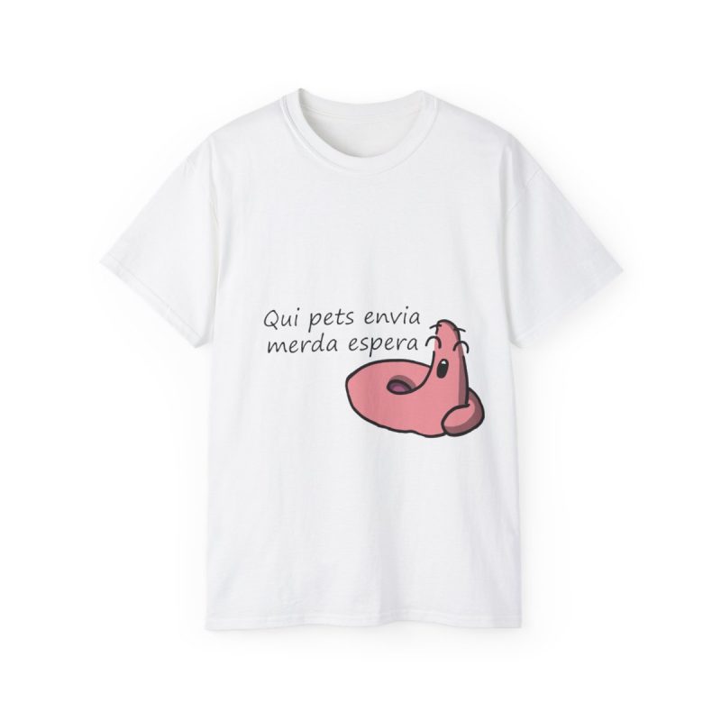 Camiseta ultra algodon - Blanco - Camiseta «Qui pets envia»