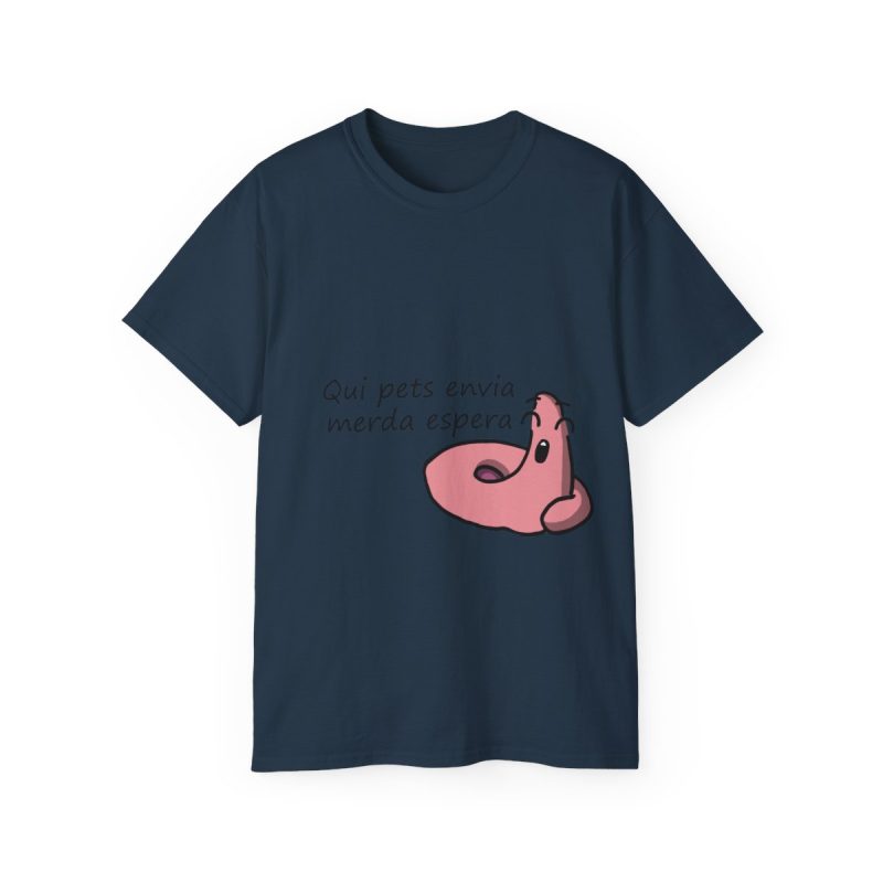 Camiseta ultra algodon - Azul crepusculo - Camiseta «Qui pets envia»