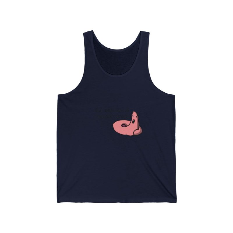 Camiseta de tirantes - Azul marino - Camiseta «Qui pets envia»