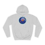 Sudadera universitaria - Gris jaspeado claro - Camiseta «Estic pel món redó»