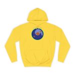 Sudadera universitaria - Amarillo sol - Camiseta «Estic pel món redó»