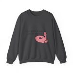 Sudadera cuello redondo - Gris oscuro jaspeado - Camiseta «Qui pets envia»