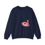 Sudadera cuello redondo - Azul marino - Camiseta «Qui pets envia»