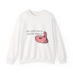 Sudadera cuello redondo - Blanco - Camiseta «Qui pets envia»