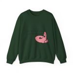 Sudadera cuello redondo - Verde bosque - Camiseta «Qui pets envia»