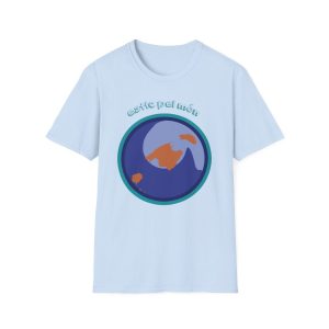 Camiseta Softstyle - Azul claro - Camiseta «Estic pel món redó»