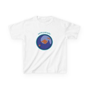 Camiseta infantil algodon grueso - Blanco - Camiseta «Estic pel món redó»