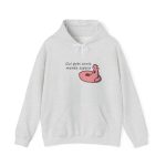 Sudadera con capucha - Gris ceniza - Camiseta «Qui pets envia»
