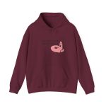 Sudadera con capucha - Granate - Camiseta «Qui pets envia»