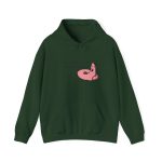 Sudadera con capucha - Verde bosque - Camiseta «Qui pets envia»
