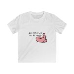 Camiseta infantil Softstyle - Blanco - Camiseta «Qui pets envia» Camiseta infantil Softstyle - Blanco - Camiseta «Qui pets envia»