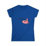 Camiseta mujer Softstyle - Azul royal - Camiseta «Qui pets envia»