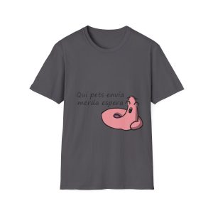 Camiseta Softstyle - Gris marengo - Camiseta «Qui pets envia»