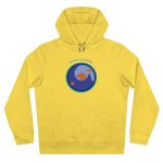 Sudadera con capucha King - Amarillo chispa - Camiseta «Estic pel món redó»