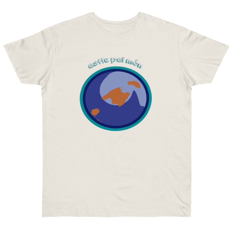 Camiseta punto liso - Natural - Camiseta «Estic pel món redó»
