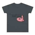 Camiseta hombre punto liso - Gris oscuro - Camiseta «Qui pets envia» Camiseta hombre punto liso - Gris oscuro - Camiseta «Qui pets envia»