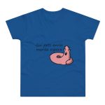 Camiseta hombre punto liso - Azul royal intenso - Camiseta «Qui pets envia» Camiseta hombre punto liso - Azul royal intenso - Camiseta «Qui pets envia»
