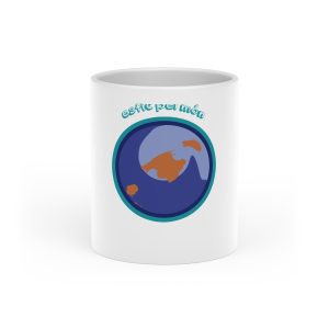 Taza con asa de corazon - Blanco - Camiseta «Estic pel món redó»