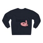 Sudadera cuello redondo premium - Azul marino - Camiseta «Qui pets envia»