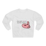 Sudadera cuello redondo premium - Blanco - Camiseta «Qui pets envia»