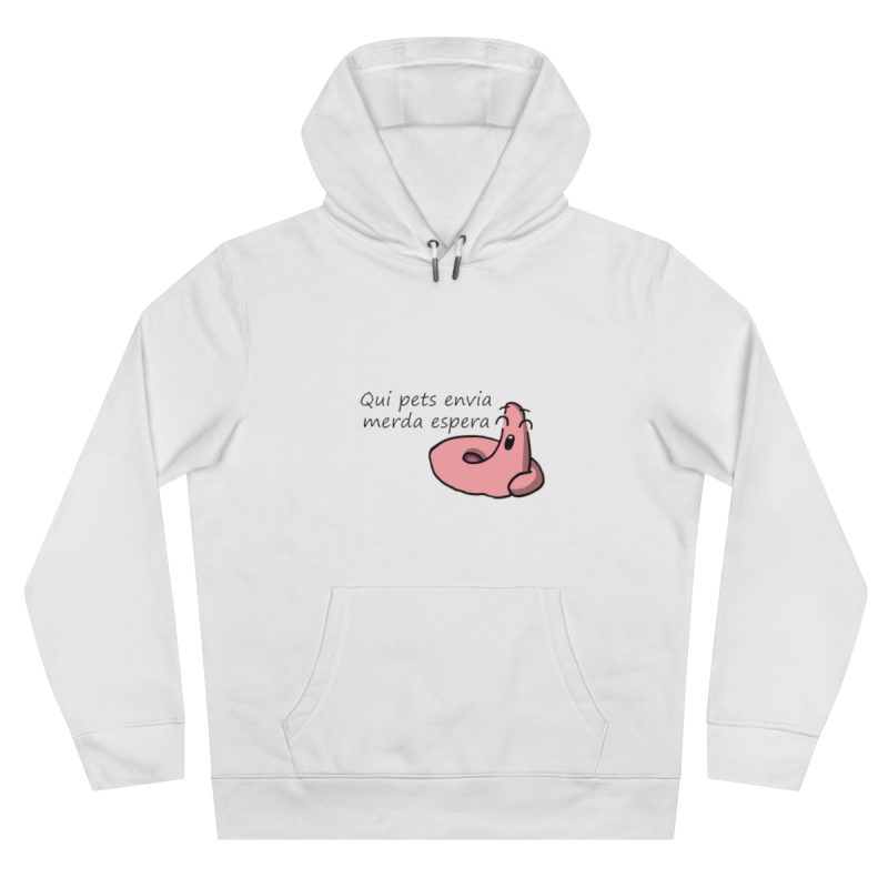 Sudadera con capucha King - Blanco - Camiseta «Qui pets envia» Sudadera con capucha King - Blanco - Camiseta «Qui pets envia»