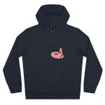 Sudadera con capucha King - Azul marino - Camiseta «Qui pets envia» Sudadera con capucha King - Azul marino - Camiseta «Qui pets envia»