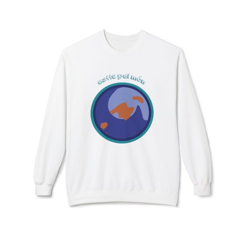 Sudadera Softstyle cuello redondo - Blanco - Camiseta «Estic pel món redó» Sudadera Softstyle cuello redondo - Blanco - Camiseta «Estic pel món redó»