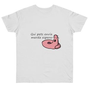 Camiseta punto liso - Blanco - Camiseta «Qui pets envia»