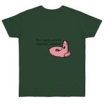 Camiseta punto liso - Verde botella - Camiseta «Qui pets envia»