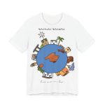 Camiseta jersey manga corta - Blanco - Camiseta «Cada casa és un món» Camiseta jersey manga corta - Blanco - Camiseta «Cada casa és un món»