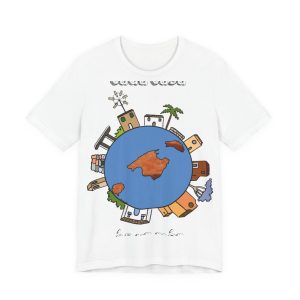 Camiseta jersey manga corta - Blanco - Camiseta «Cada casa és un món»