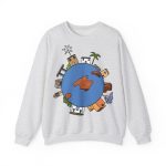 Sudadera cuello redondo - Gris ceniza - Camiseta «Cada casa és un món» Sudadera cuello redondo - Gris ceniza - Camiseta «Cada casa és un món»
