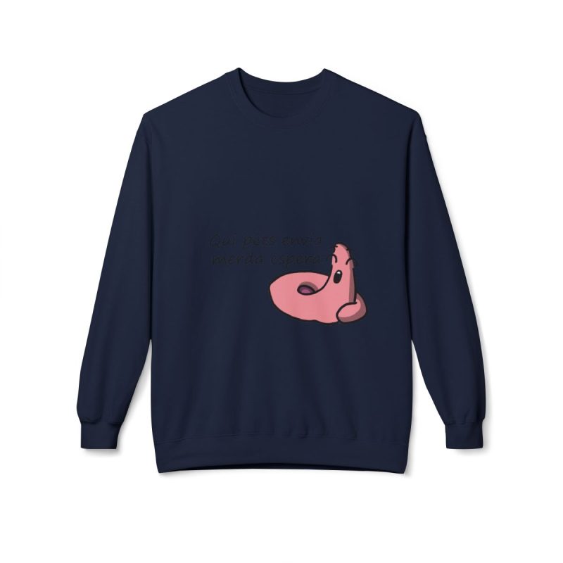Sudadera Softstyle cuello redondo - Azul marino - Camiseta «Qui pets envia» Sudadera Softstyle cuello redondo - Azul marino - Camiseta «Qui pets envia»