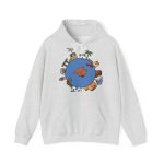 Sudadera con capucha - Gris ceniza - Camiseta «Cada casa és un món»