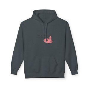 Sudadera Softstyle con capucha - Gris oscuro jaspeado - Camiseta «Qui pets envia»