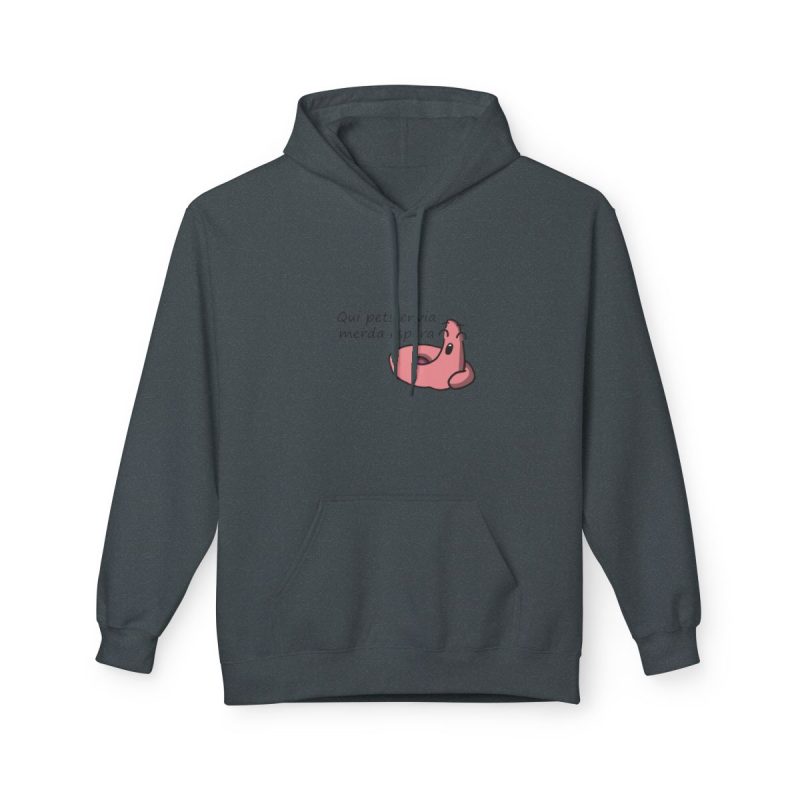 Sudadera Softstyle con capucha - Gris oscuro jaspeado - Camiseta «Qui pets envia» Sudadera Softstyle con capucha - Gris oscuro jaspeado - Camiseta «Qui pets envia»