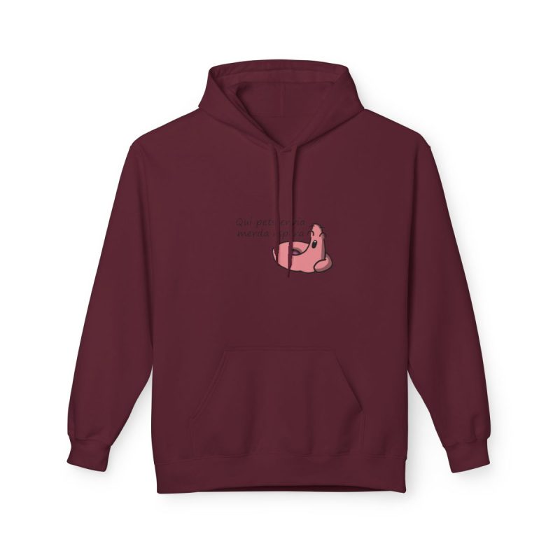 Sudadera Softstyle con capucha - Granate - Camiseta «Qui pets envia»