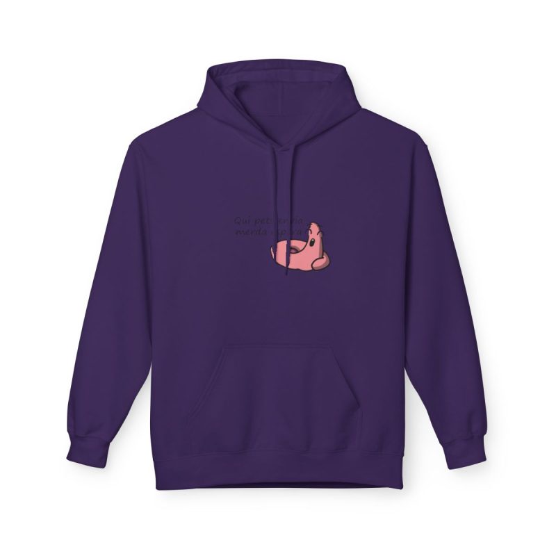 Sudadera Softstyle con capucha - Morado - Camiseta «Qui pets envia»