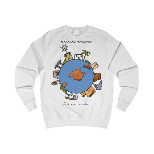 Sudadera clasica - Blanco artico - Camiseta «Cada casa és un món»