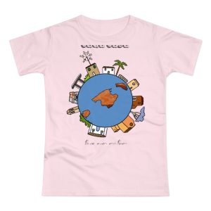 Camiseta mujer punto liso - Rosa orquidea - Camiseta «Cada casa és un món»