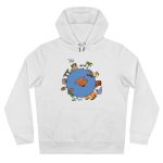 Sudadera con capucha King - Blanco - Camiseta «Cada casa és un món»