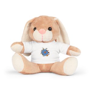 Peluche con camiseta - Blanco - Camiseta «Cada casa és un món»