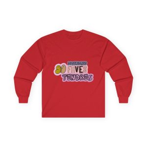 Camiseta manga larga - Rojo - Camiseta «Divendres, faves tendres»