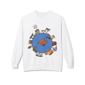 Sudadera Softstyle cuello redondo - Blanco - Camiseta «Cada casa és un món»