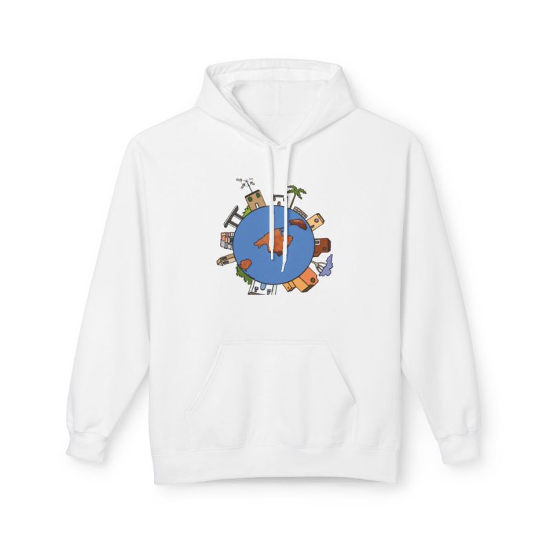 Sudadera Softstyle con capucha - Blanco - Camiseta «Cada casa és un món» Sudadera Softstyle con capucha - Blanco - Camiseta «Cada casa és un món»