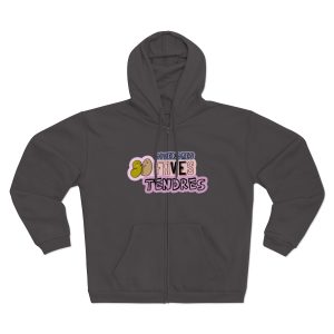 Sudadera capucha con cremallera premium - Antracita - Camiseta «Divendres, faves tendres»