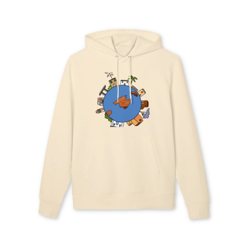 Sudadera Cruiser 2.0 - Natural crudo - Camiseta «Cada casa és un món»