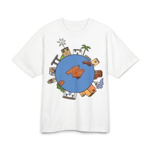 Camiseta Freestyler tacto seco - Blanco - Camiseta «Cada casa és un món»