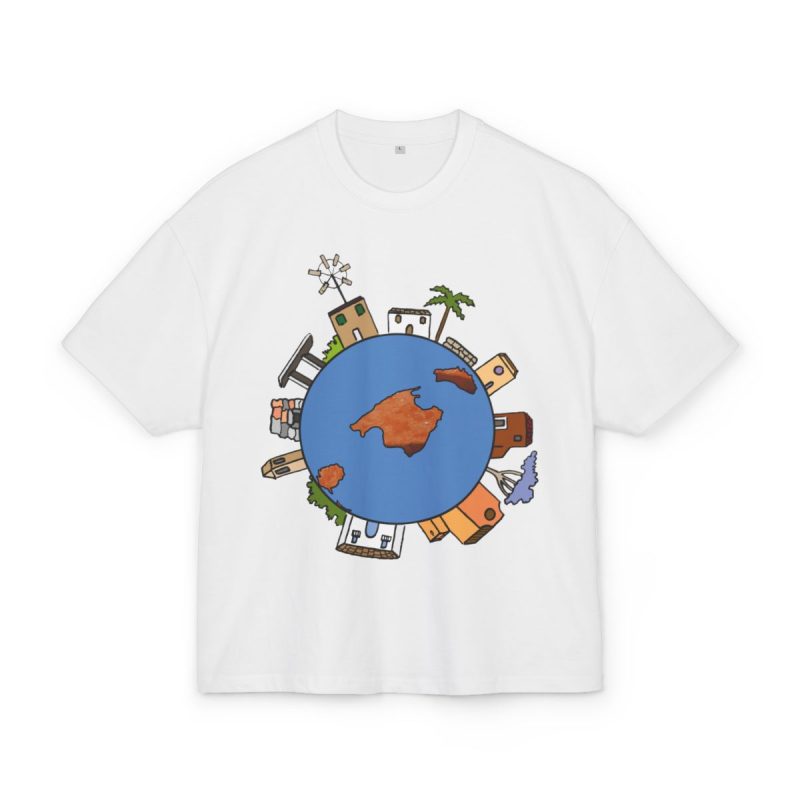 Camiseta box ultra gruesa - Blanco - Camiseta «Cada casa és un món» Camiseta box ultra gruesa - Blanco - Camiseta «Cada casa és un món»