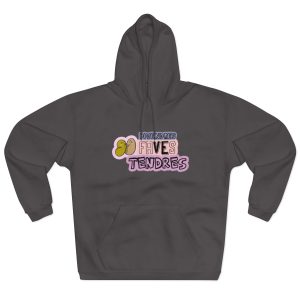 Sudadera con capucha cerrada - Antracita - Camiseta «Divendres, faves tendres»